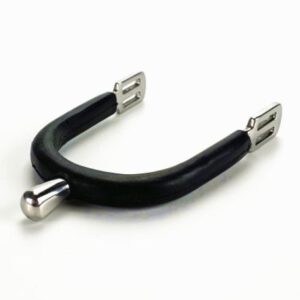 Espuelas forradas de punta redonda